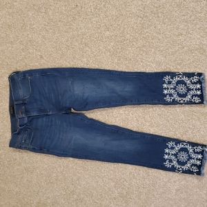 Ann Taylor Patterned Jeans Size 4P
